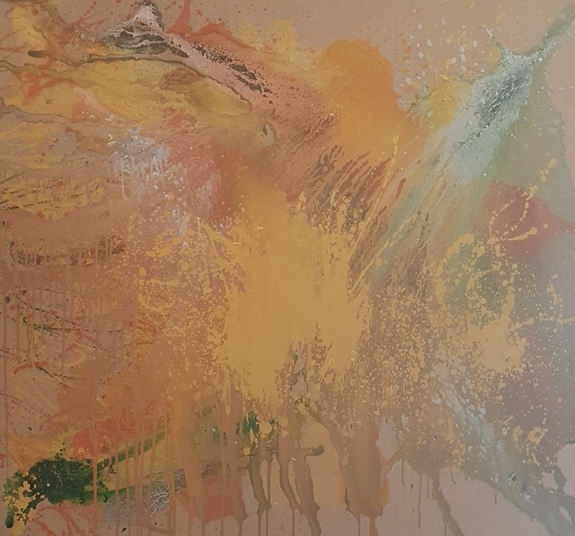 Nr 768 Dem Himmel so nah  145x135 cm Jahr  2023